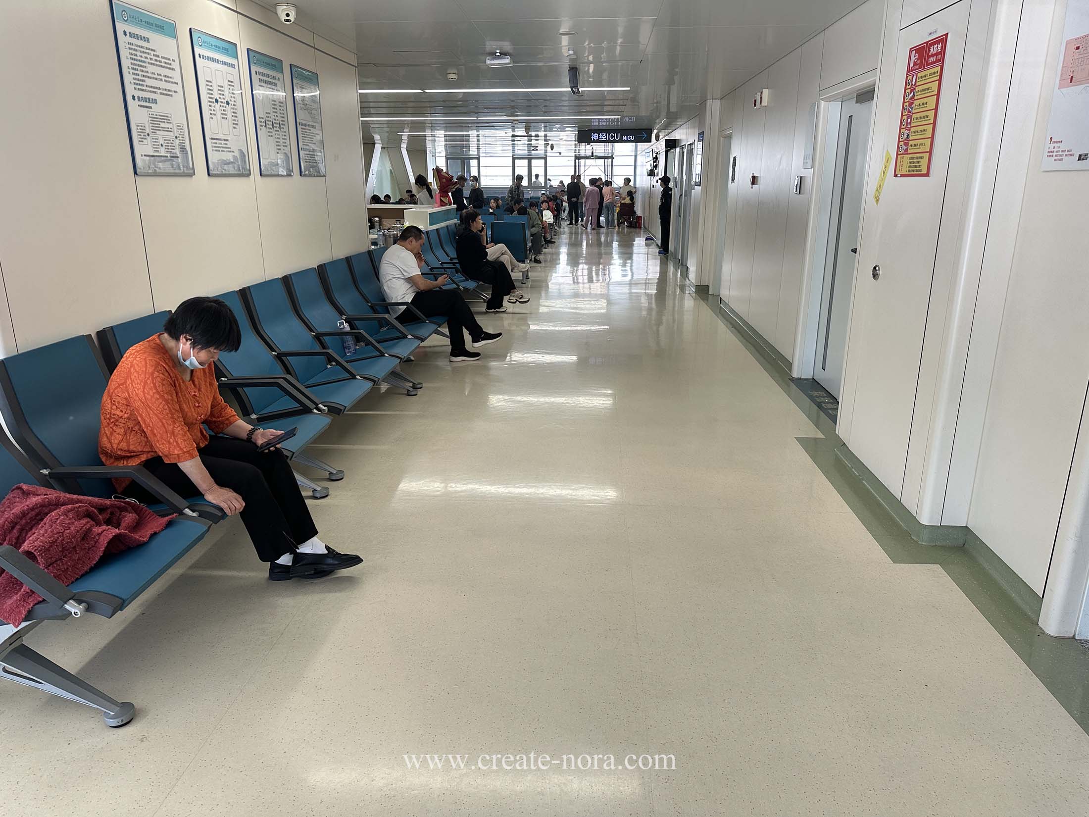 the photo of nora rubber flooring in The First Affiliated Hospital of Zhengzhou University 1